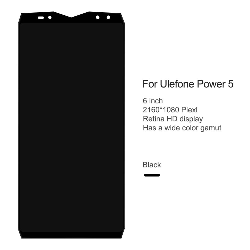 ЖК-дисплей 6 0 дюйма для Ulefone Power 5 сенсорный экран в сборе дигитайзер замена