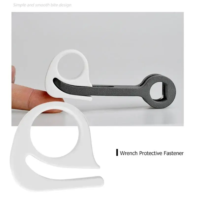 

2019 ABS Folding Wrench Protector Buckle Quick Release for Xiaomi M365 Electric Scooter Spanner Protect Hook Finger Accessories