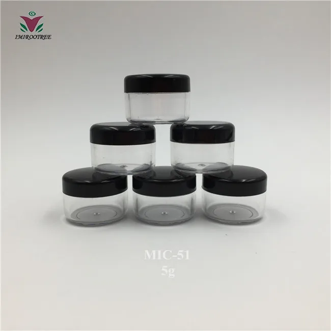 Бесплатная доставка количеством 50 штук наборы Горячая Распродажа 5g баночки для