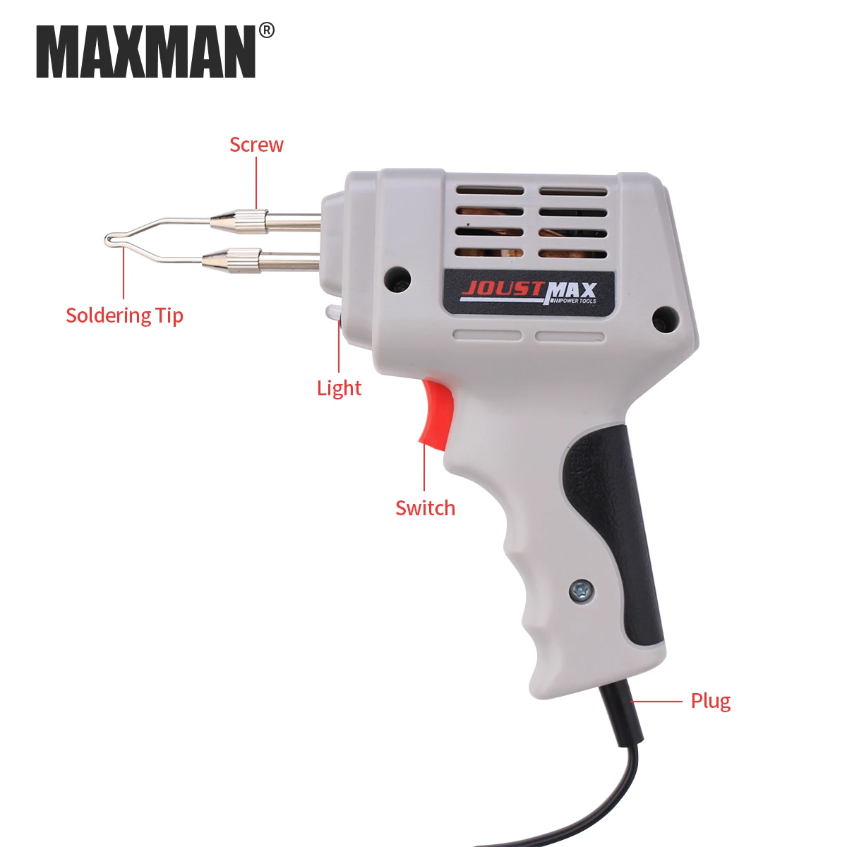 MAXMAN 220 V Электрический паяльник Комплект внутренний нагревательный пистолет