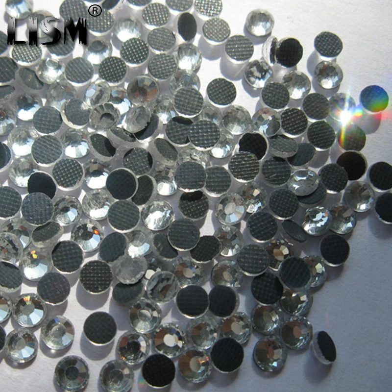 Кристаллы из полиэфирной смолы и рубленого стекловолокна SS6 SS10 SS16 SS20 SS30 Стразы с