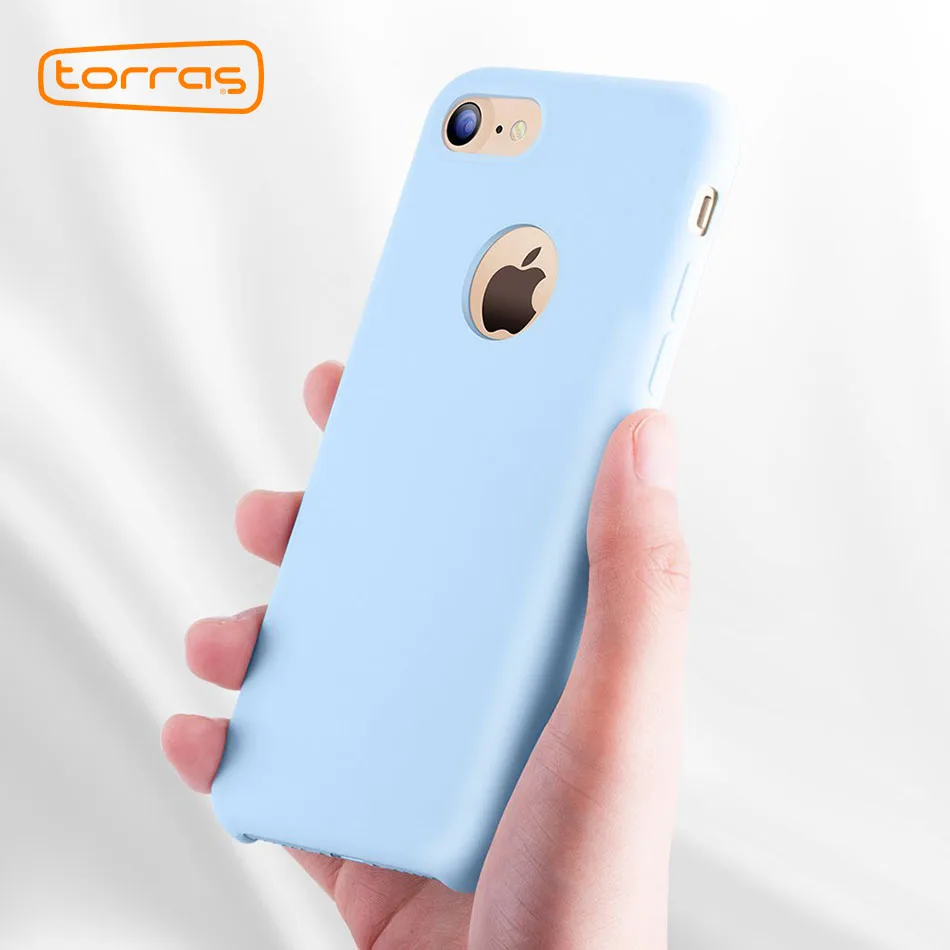 TORRAS Высокое качество силиконовый чехол для iPhone 7 Plus защитный резиновый мода