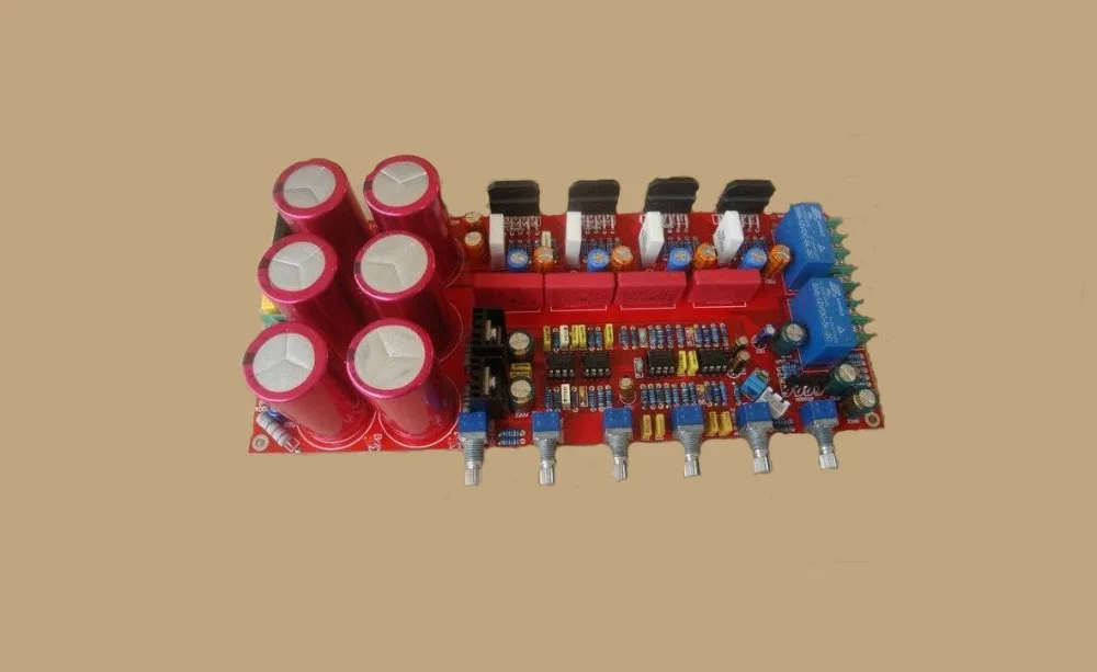 Готовая плата LM3886 + NE5532 трехканального усилителя 68 Вт * 2
