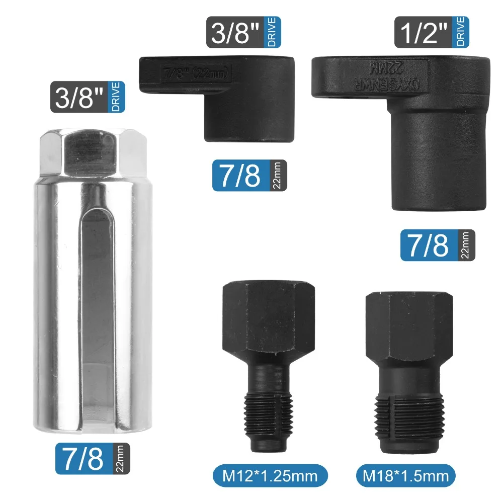 5 шт. гнездо для датчика кислорода ключ дюймовый стандарт резьбонарезное