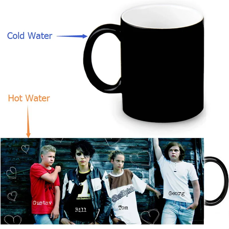 Термочувствительные кружки для кофе молока чая 350 мл/12 унций|morphing mug|heat sensitive colorheat