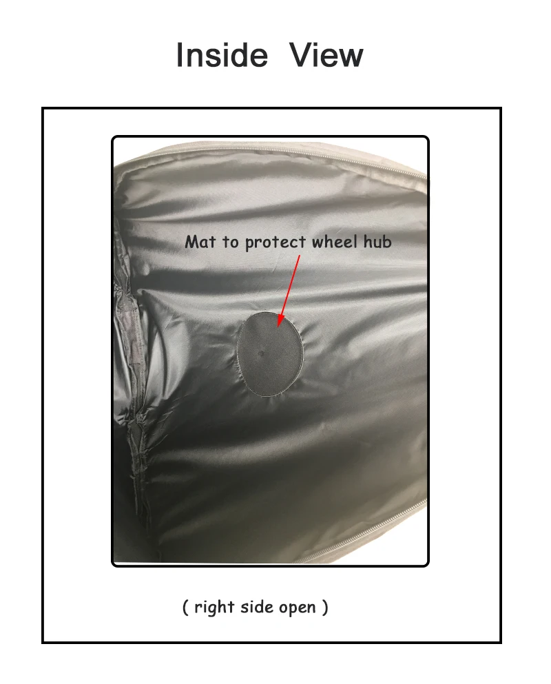 Чехол для велосипедного велосипеда solo wheel bag 700C 72 см из пены, встроенный чехол для хранения велосипеда, чехол для переноски для велосипедного транспорта, сумка для путешествий, чехол