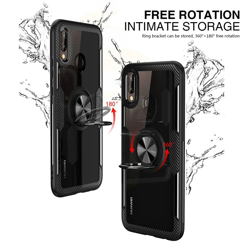 Гибридный чехол для OPPO R15 R17 F7 A3 360 кольцевой Держатель подставка противоударный