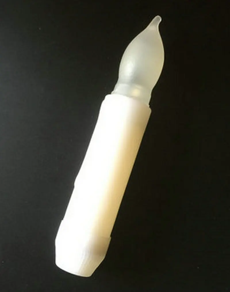 50 шт./лот батарея работать воск ближнего света светодиодных свечей stick Мерцание