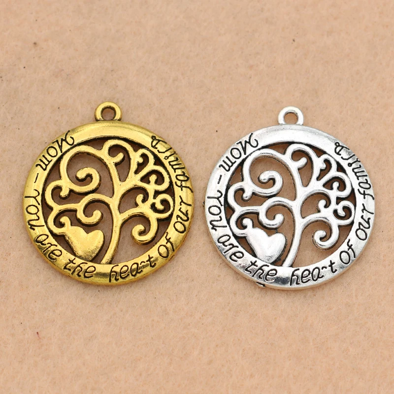 Подвеска в античном стиле 32x28 мм|antique silver|silver charm hearthandmade heart |