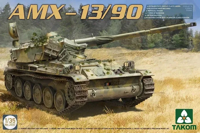 TAKOM 1/35 2037 AMX-13/90 французский светильник бак TAK-2037 модель комплект | Игрушки и хобби