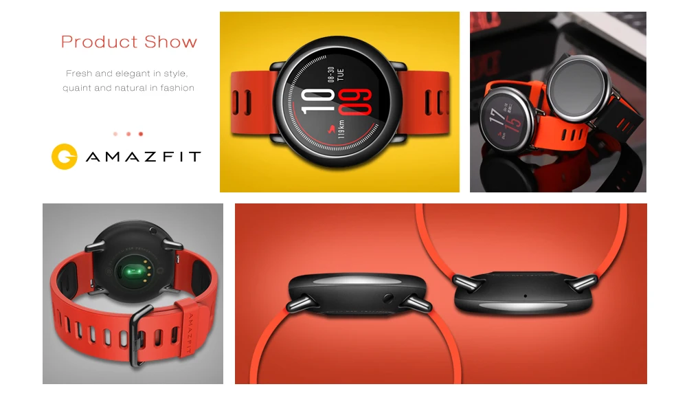 Глобальная версия Amazfit Pace Смарт-часы Huami Amazfit подключение Смарт-часы Bluetooth gps умный монитор сердечного ритма шагомер
