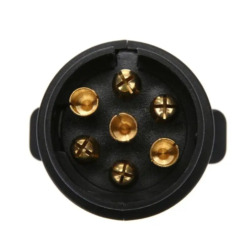 12V 7 путь круглый Пластик RV Трейлер с разъемом для подключения к Стандартный
