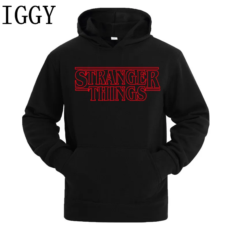 IGGY модные лица странные вещи с капюшоном мужские s толстовки и свитшоты