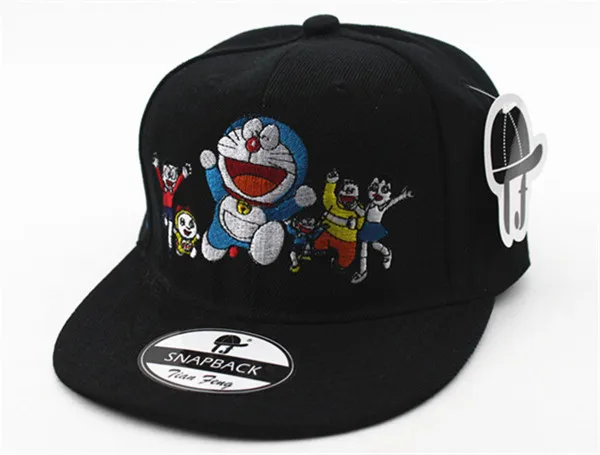Новая весенняя детская шляпа Sumemr Doraemon хип-хоп бейсбольная регулируемая крышка