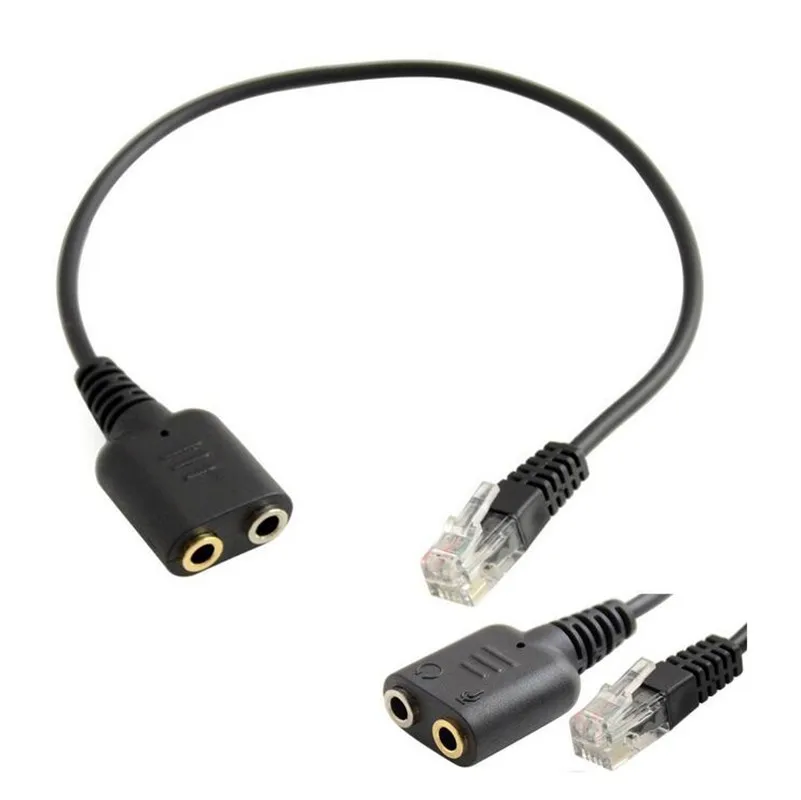 Кабель для гарнитуры 2X3 5 мм к разъему RJ9 адаптер конвертер подключения