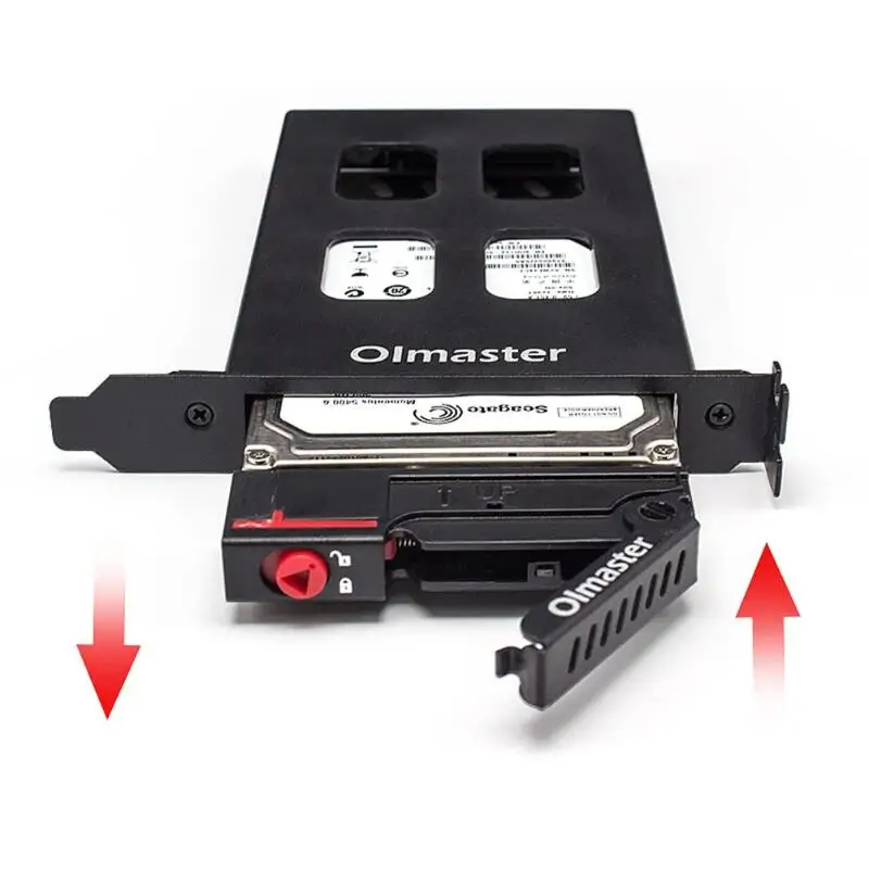 OImaster MR-9100 PCI слот 2,5 дюйма Внутренний SATA HDD SSD корпус коробка жесткий диск Мобильная стойка hdd ssd чехол жесткий диск чехол s