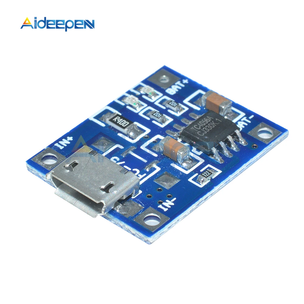 5 шт. Micro USB в 1 а 18650 TP4056 модуль зарядного устройства литиевой батареи зарядная