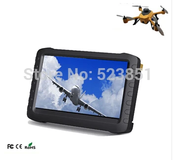 

portable 5" FPV Monitor FATSHARK 5.8G Wireless AV Receiver For Helicopter