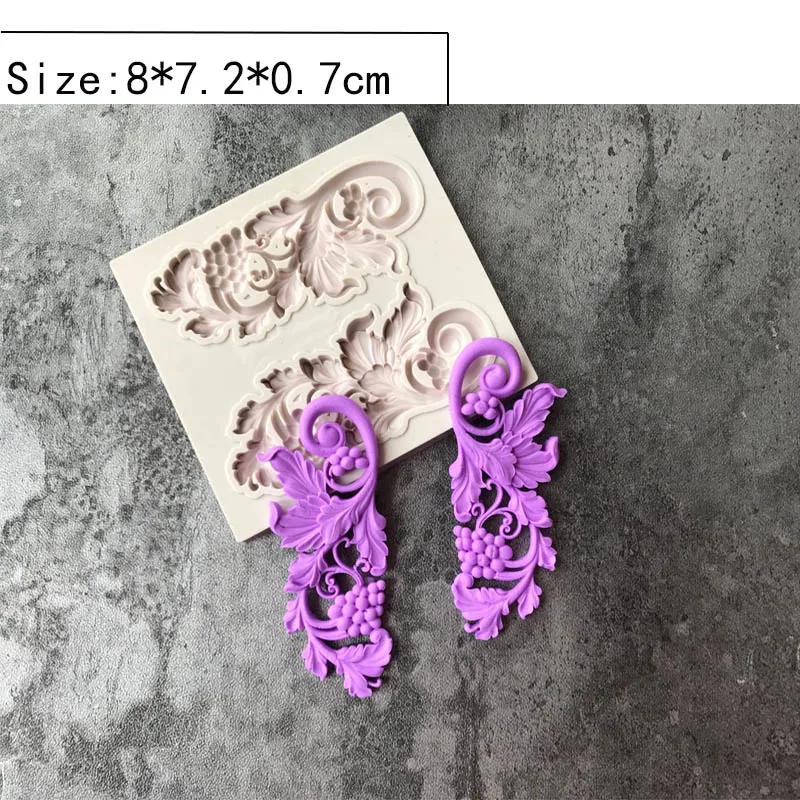 Цветочное кружево европейская кружевная силиконовая форма инструменты для
