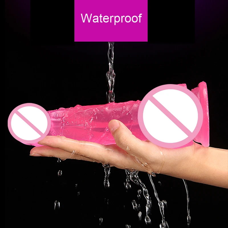 Большие женские фаллоимитаторы реалистичный Кристальный фаллоимитатор