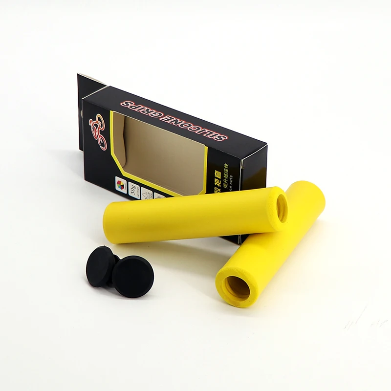 Противоскользящие ручки для горного велосипеда мягкие силиконовые губки руля MTB