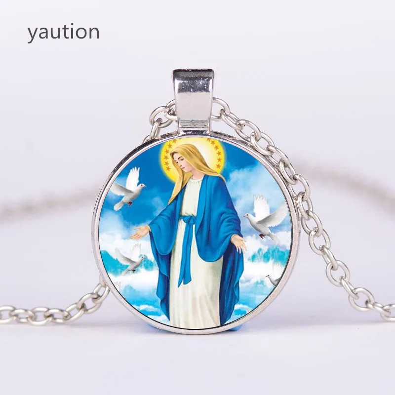 Лидер продаж! Цепочка с подвеской Дева Мария для мужчин и женщин|necklace vintage|virgin