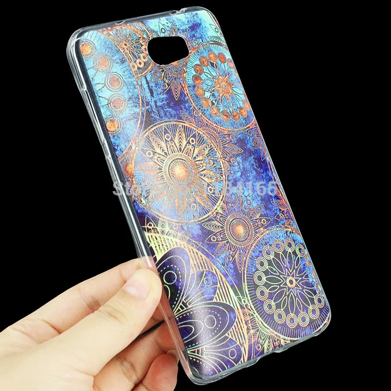 Чехол для Honor 5A цветной мягкий гелевый из ТПУ с рисунком HUAWEI Y5 II / 2 Y5II 5 дюймов