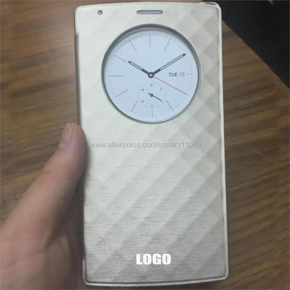 Горячая Распродажа официальный для LG G4 G3 Быстрый круглый чехол Smart View роскошный флип-чехол для LG G4 чехол F500 H810