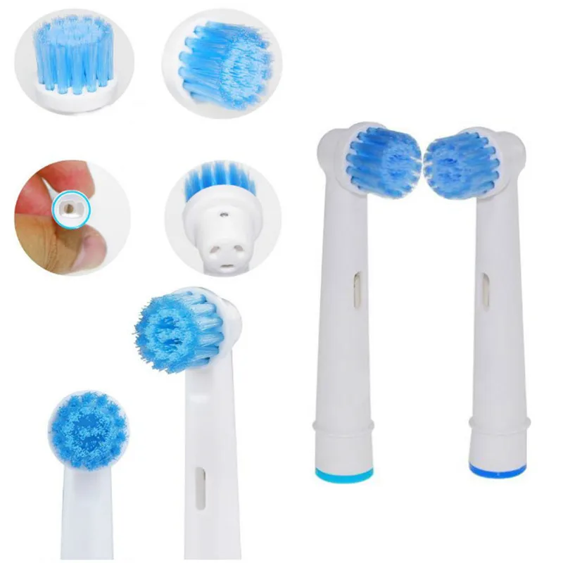 Vbatty 4 шт. Электрический Зубная щётка головки Замена для Oral B чувствительный EBS 17A