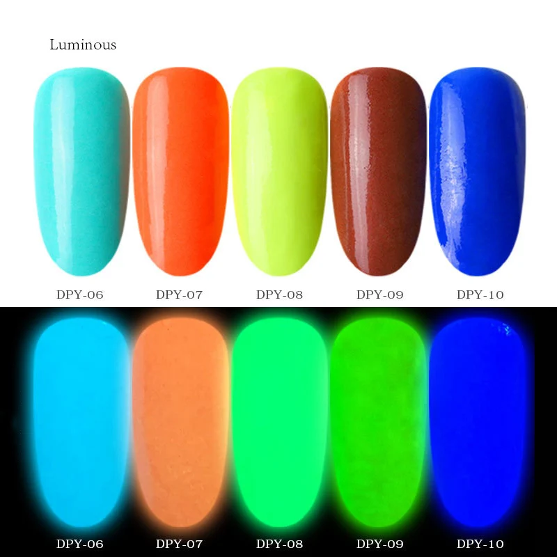 10 мл ночной арт Блестящий окунающий Флуоресцентный порошок пигмент ультратонкая