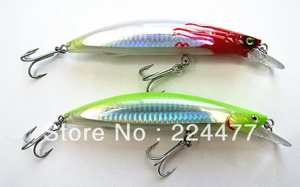 Плавающая пластиковая рыболовная приманка с крючком VMC для морской/озерной