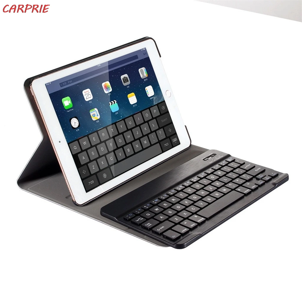CARPRIE ультратонкий кожаный чехол со съемной Bluetooth клавиатурой для Ipad Air Air2 и pro 9 7 2019