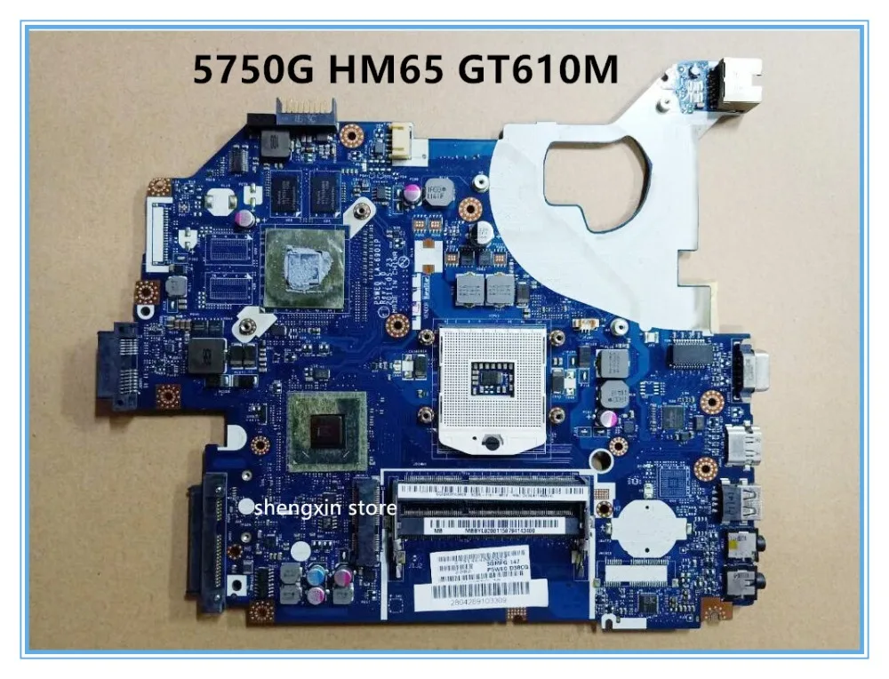 

Материнская плата P5WE0 LA-6901P для ноутбука Acer 5750 5750G 5755 5755G, материнская плата HM65 test 100%