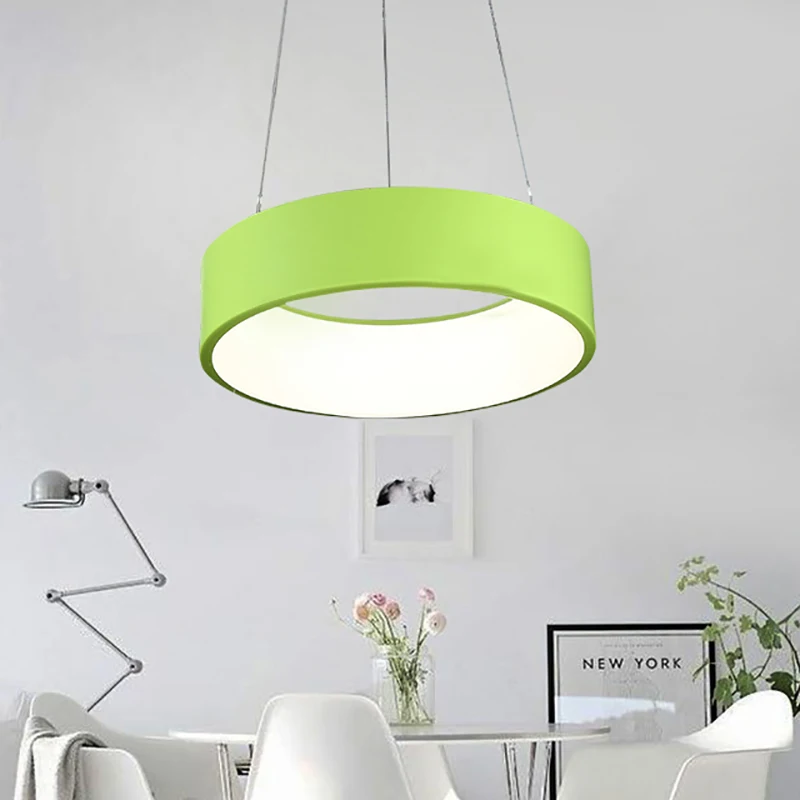 IPROLED 36 Вт dia45cm dinging hall Ресторан Кофейня подвесной Железный акриловый современный
