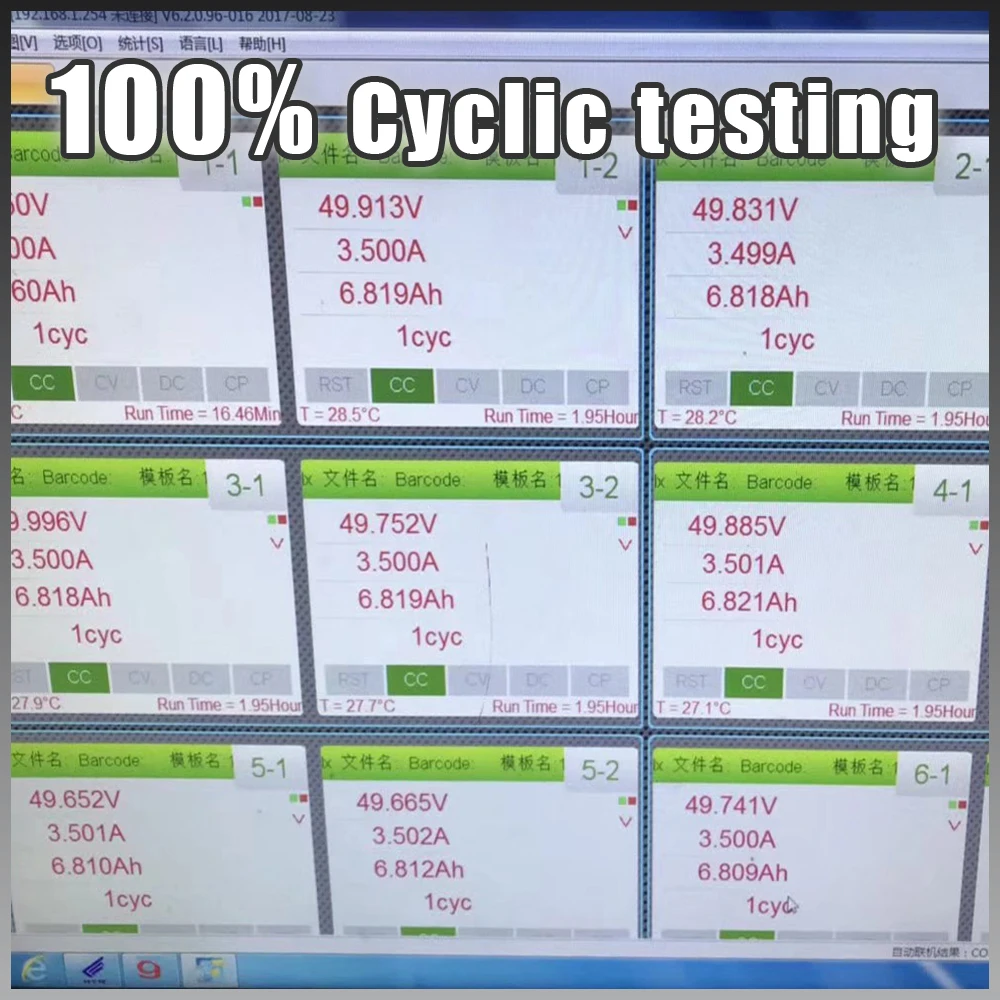 Новый литий-ионный аккумулятор для электровелосипеда Hailong EBike 48 В 17 Ач 50 А BMS