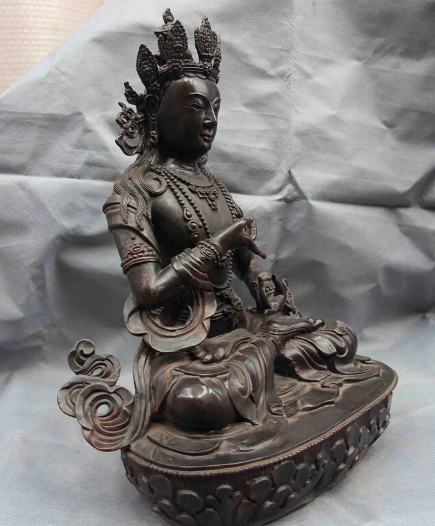 Shitou 001464 медный Бронзовый Vajradhara Guan Yin Kwan-yin боддхисаттва статуя божества Будды | Дом