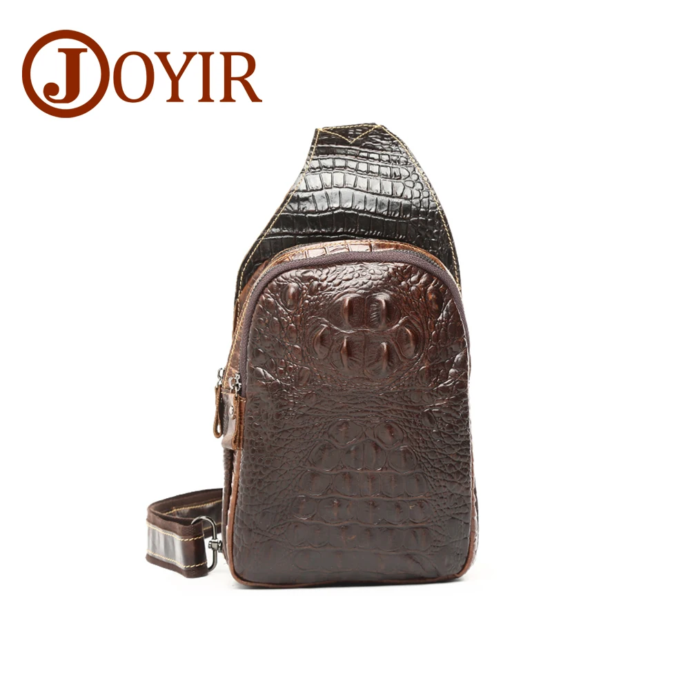 Joyir Пояса из натуральной кожи Для мужчин сумка Винтаж клапаном груди пакет Crossbody