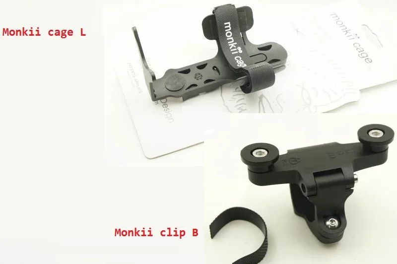 Monkii clip + L клетка для Brompton велосипедная система бутылок|Велосипедные держатели