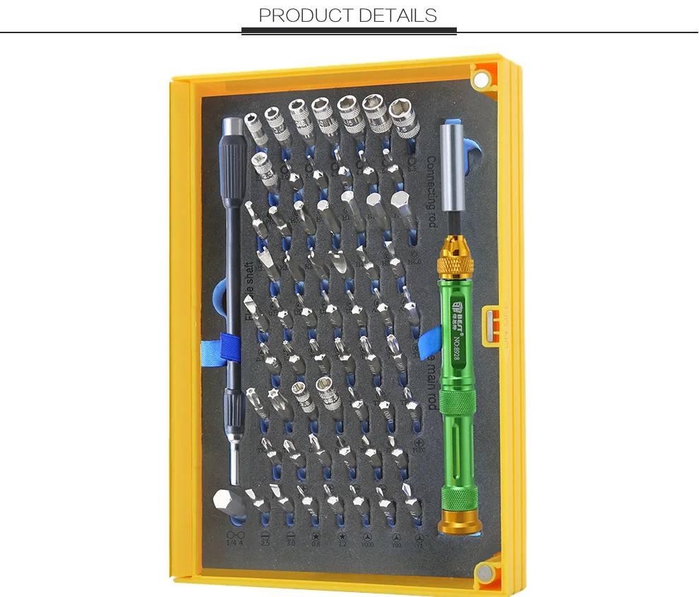 BSTmagnetic bit driver kit 63 в 1 профессиональный набор инструментов для ремонта