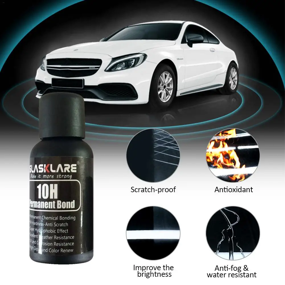 50ML/30ML 10 H Car Ceramic Spray Coating Of Nanocrystalline Crystal Car Body Varnish Nano Liquid Glass Crystal Coating