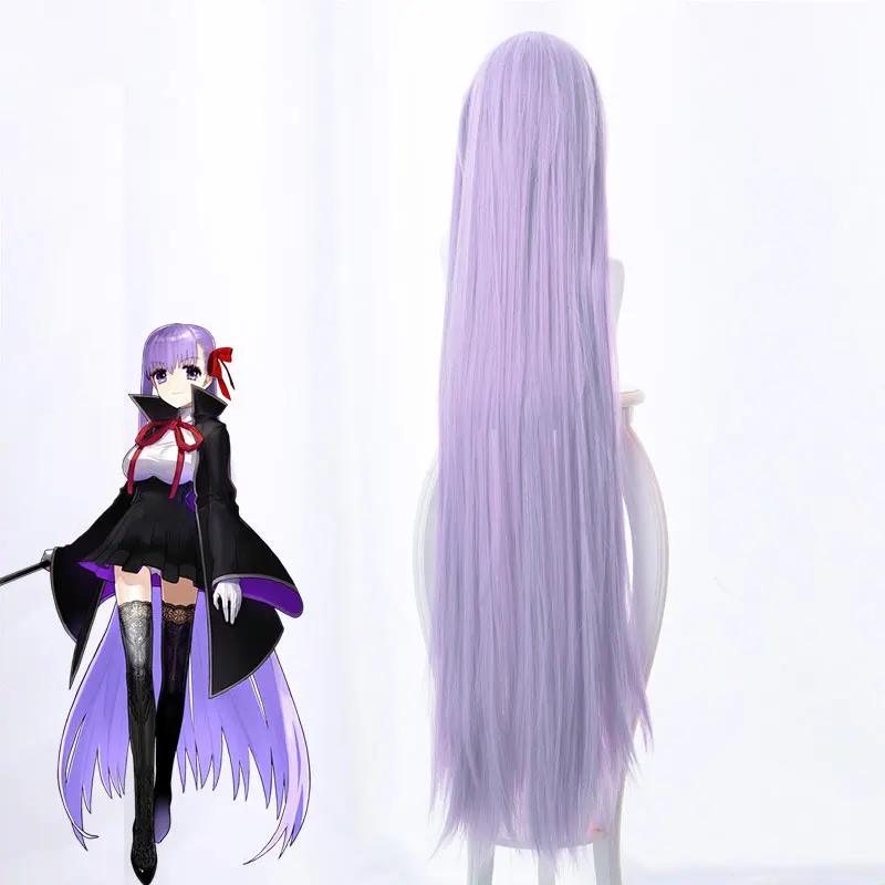 Длинные фиолетовые парики FATE FGO Marvel Сакура с двумя зажимами на хвосте Euryale Stheno