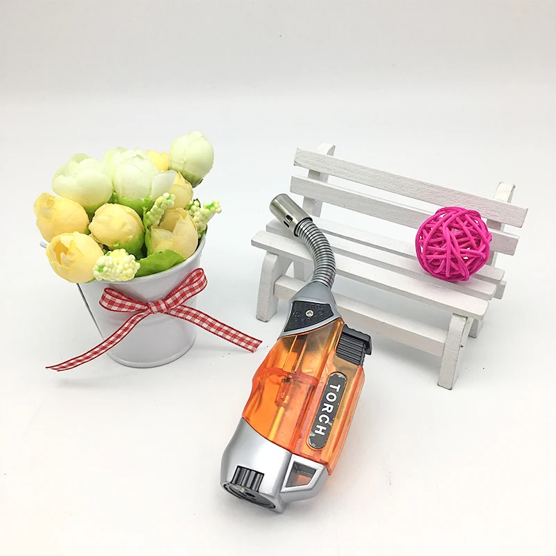 Новый дизайн многоразовая газовая зажигалка самая горячая горелка струйная