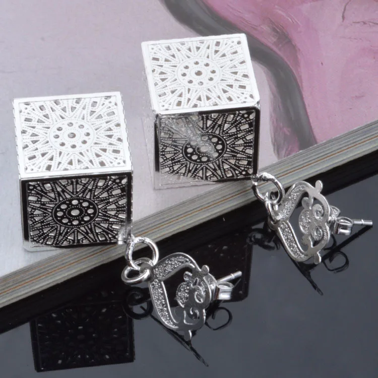 Бесплатная доставка кубические ювелирные наборы для женщин капли воды