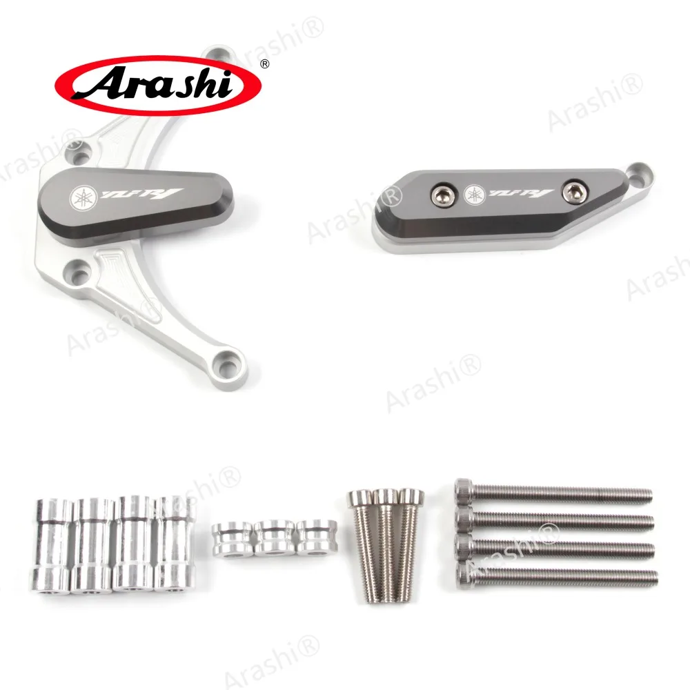 Араши протектор двигателя мотоцикла защитный чехол для YAMAHA R1 2009 2010 09 10 мотоцикл