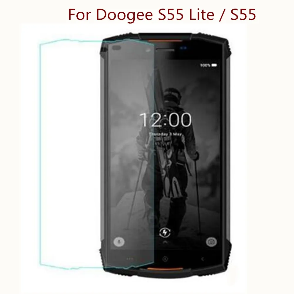 9H 2.5D Защитное стекло для экрана телефона Doogee S55 Lite / закаленное смартфона Передняя