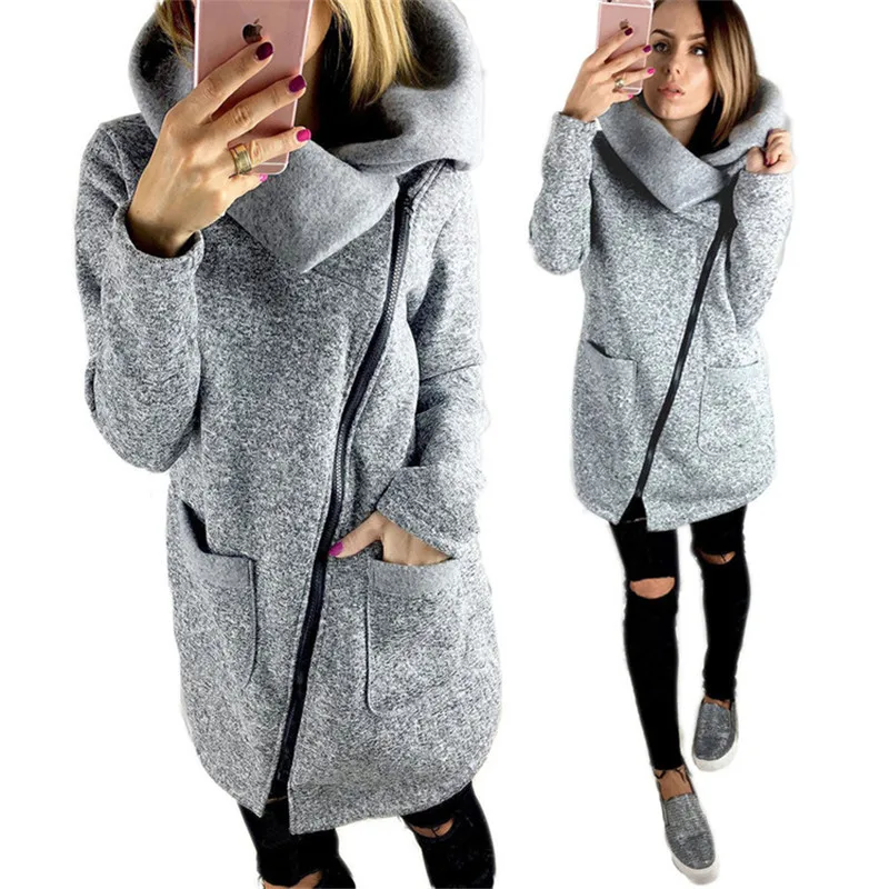 

Женская флисовая куртка на молнии, с карманами, размеры до 5XL