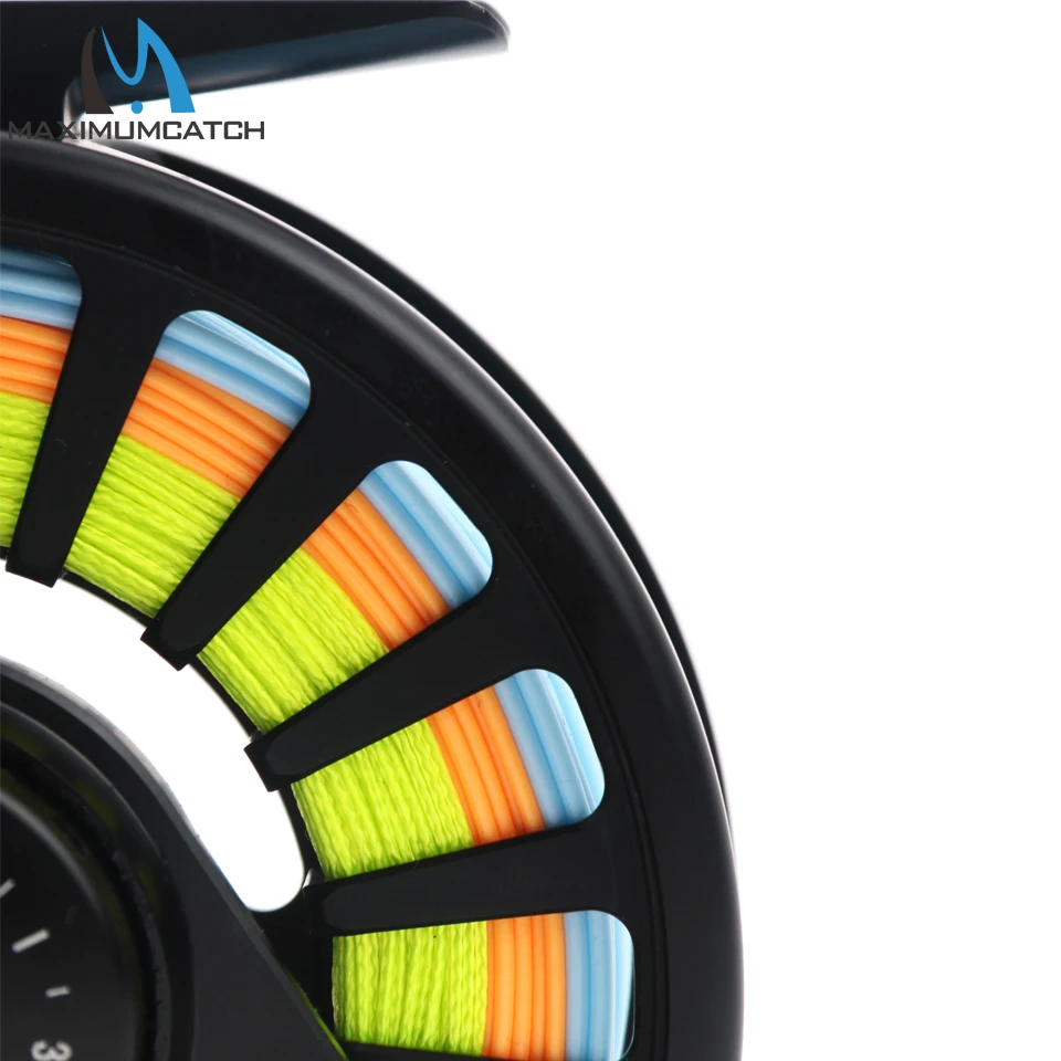 

Maximumcatch 5/6WT Fly Reel with Line Pre-spooled Fishing Fly Line WF5F Backing Leader