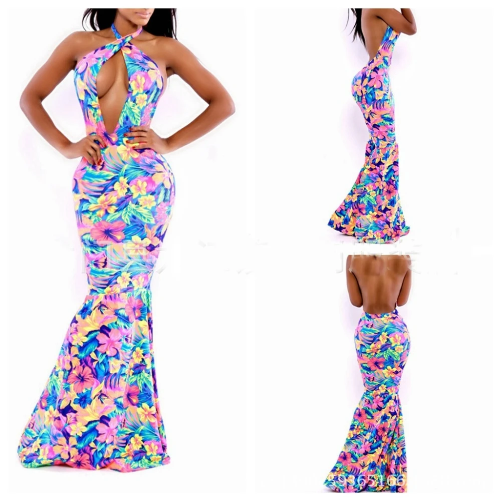 2019 новое летнее Европейское и американское женское сексуальное платье с