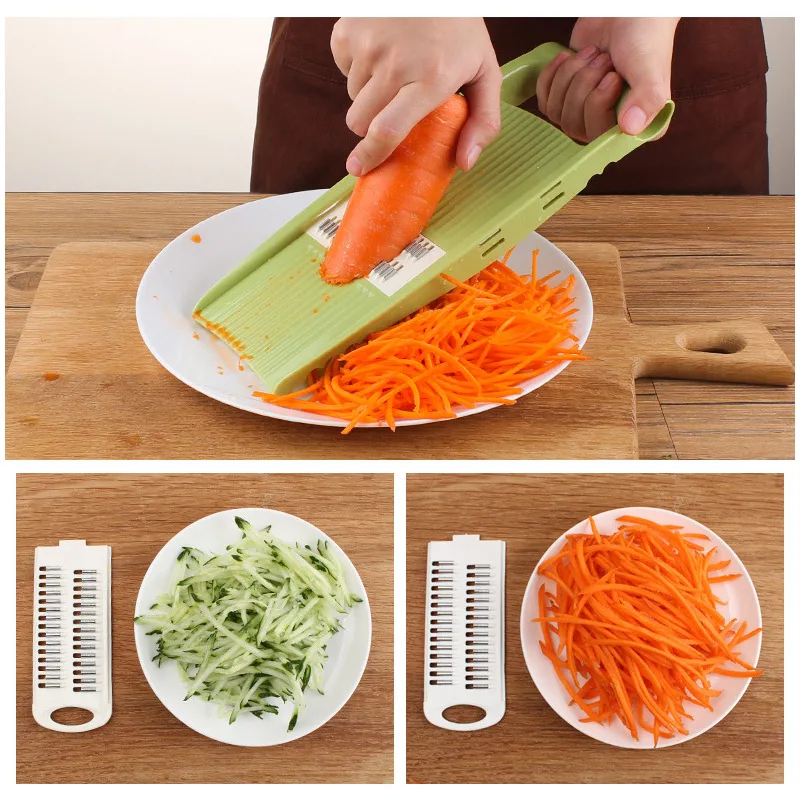 Adjustable Manual Vegetable Fruit Cutter Mandoline Slicer With 5 Ses Blades Food Kitchen Onion Potato Grater | Дом и сад