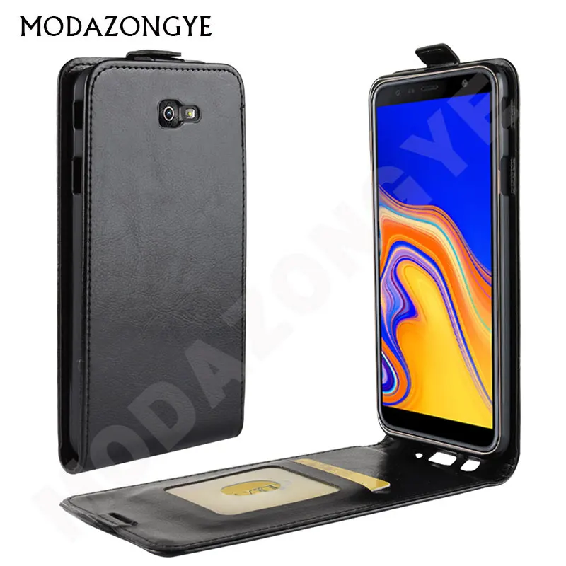 Для Samsung Galaxy J4 Plus чехол 6 0 кошелек для телефона из искусственной кожи 2018 J415F J415 SM
